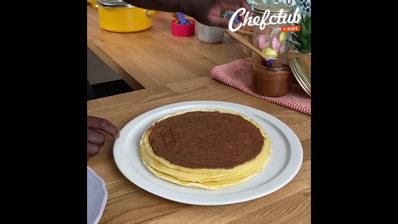 Les crêpes roulées à la pâte à tartiner fait maison !