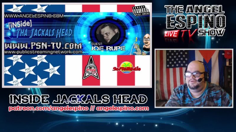 PSN TV: The Angel Espino Show, Inside Jackals Head Live Guest JOE