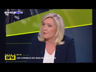 BFMTV - Marine Le Pen (@MLP_officiel): “Je pense que je vais gagner l’lection prsidentielle“