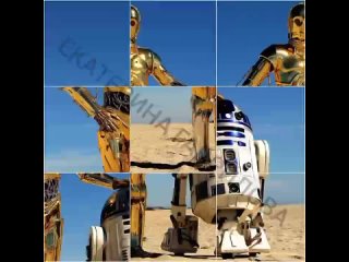 Игра для сториз “Поймай С3РО и R2-D2“