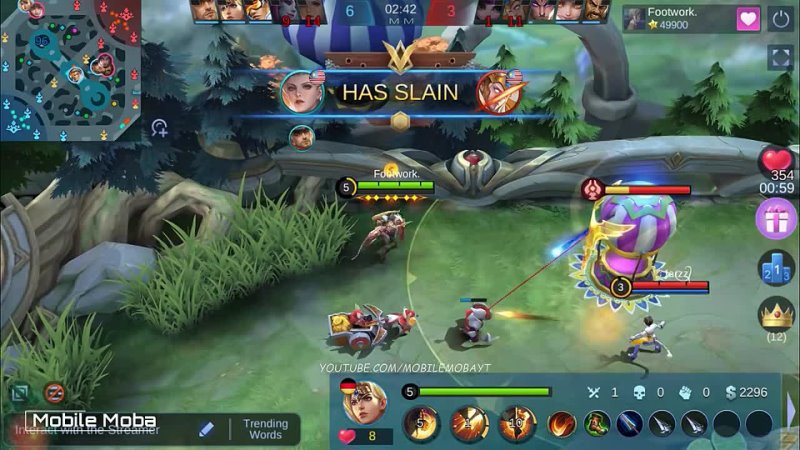 Mobile Moba Supreme Freya MANIAC The Deadly Valkyrie Top Global Freya Footwork. Mobile