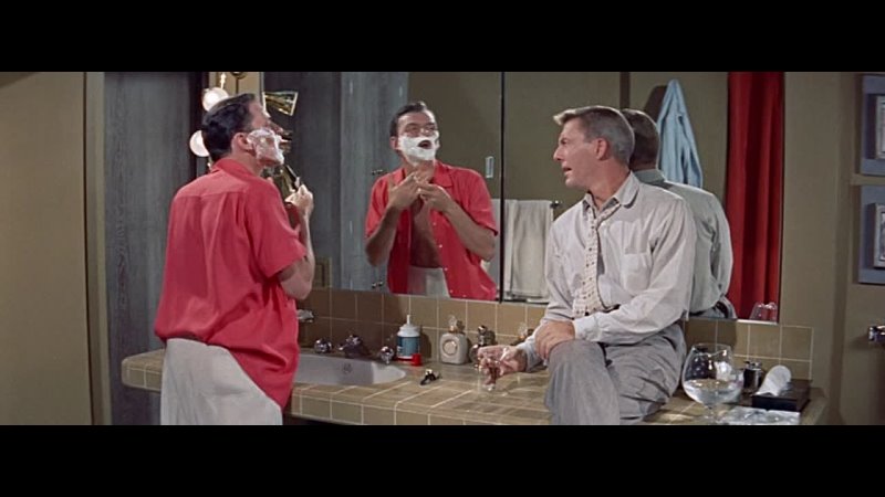 Фрэнк Синатра в фильме Нежный капкан Комедия США 1955