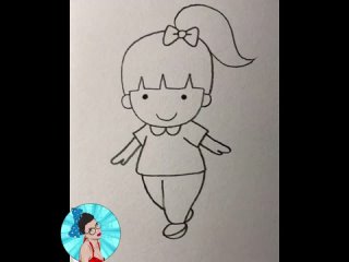 Рисуем девочку быстро