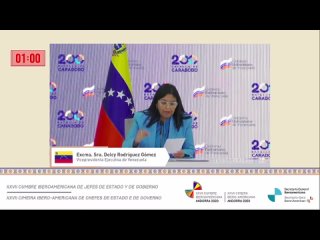 Venezuela interviene en la XXVII Cumbre Iberoamericana de Jefes de Estado y de Gobierno