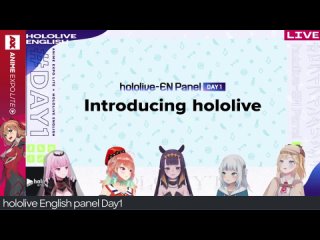 [AnimeExpo] Hololive English Panel Day 1