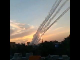 ХАМАС осуществляет пуски ракет по объектам Израиля.