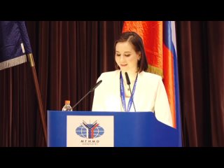 Выступление Генерального секретаря C-MIMUN 2021 Юлии Делюкиной на торжественной Церемонии открытия C-MIMUN 2021