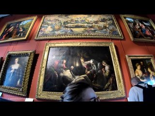 Inside Louvre Museum Paris- Mona Lisa  музей лувр  France - 4K Walking Tour