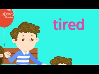Kids vocabulary - Action verbs, Body, Feel - Words Theme collection - Learn English