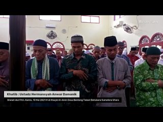 Sholat idul Fitri, Kamis, 1 Syawwal 1442 H / 13 Mei 2021 M  Mesjid Al-Amin Desa Benteng Talawi Ba...
