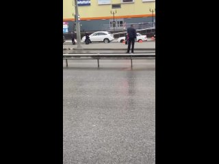 Мужик в Саранске перешёл дорогу