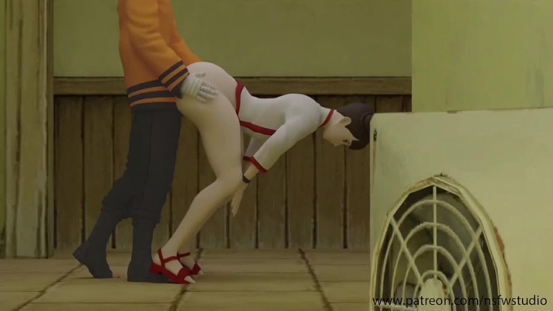 Naruto Uzumaki x Ten Ten ( Ten Ten) Takahashi sex on the street; milf; big butt; doggy; 3 D sex porno hentai;