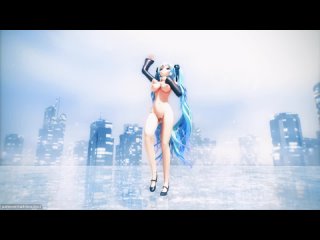 MMD R-18 [EXTRA] Miku Ghost Rule Author Naitokoubou