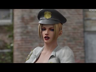 Rachel in police uniform do blowjob [Redmoa]