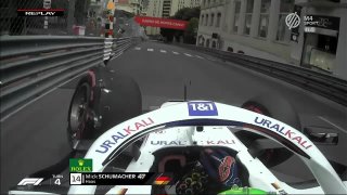 Mick Schumacher Crash Monaco GP F1 2021 FP3
