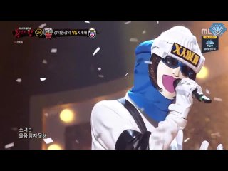 [Sapphire SubTeam] 200216 King of Mask Singer Ep. 242 - 2 раунд с Хичолем (рус.саб)