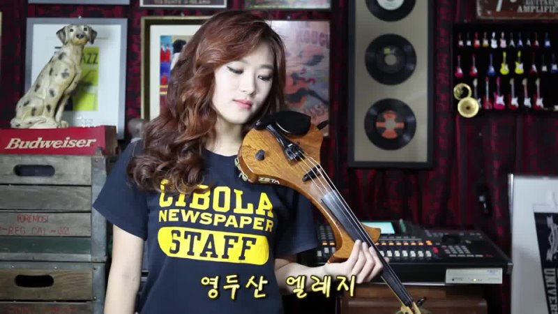 용두산 엘레지 Electric violinist Jo A