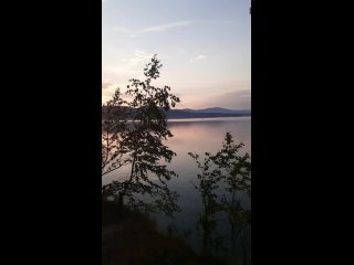 Закат))) озеро Тургояк. Приятное завершение чудесного дня