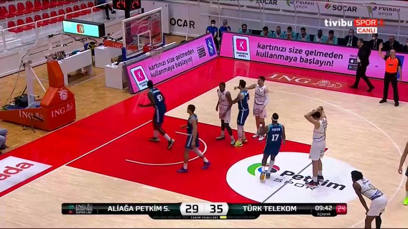 Aliağa Petkimspor - Türk Telekom  @BasketbolArsivi