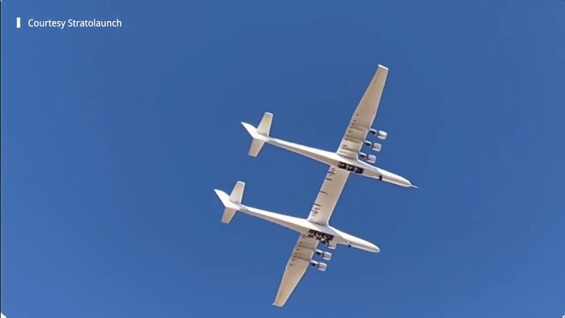 Worlds largest plane successful test