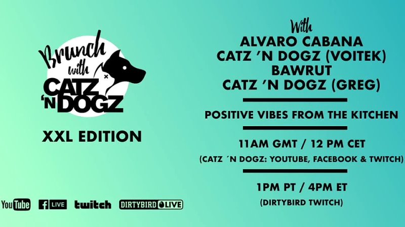 Alvaro Cabana, Voitek, Bawrut, Greg Live Brunch XXL with Catz n Dogz with