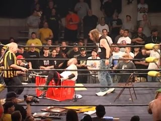 Justice Pain  Nick Gage vs. Necro Butcher  Toby Klein - CZW High Stakes III (Fans Bring The Weapons Match)