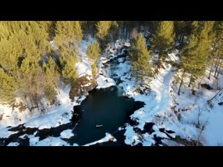 Южаковский водопад.