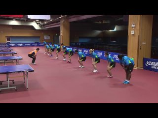 1_warm up in table tennis in China