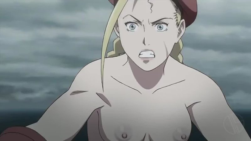 Street Fighter Cammy Battling Nude Filter anime hentai porn ecchi naked tits boobs nipples manga