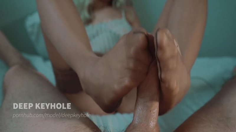 pantyhose nylon stockings footjob секс
