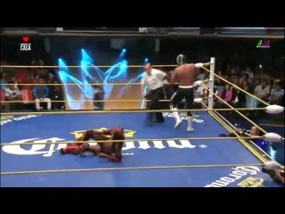 |WM| Ла Сомбра (Андраде) против Дракона Рохо младшего - NJPW Presents CMLL Fantastica Mania 2013 - Tag 3 ()