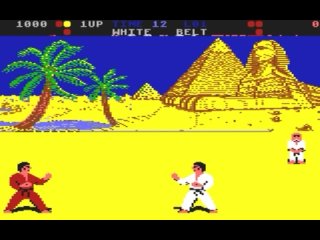 International Karate 1,2,+, System 3, 1985 (PC DOS) C64S emulator by Miha Peternel, 1997