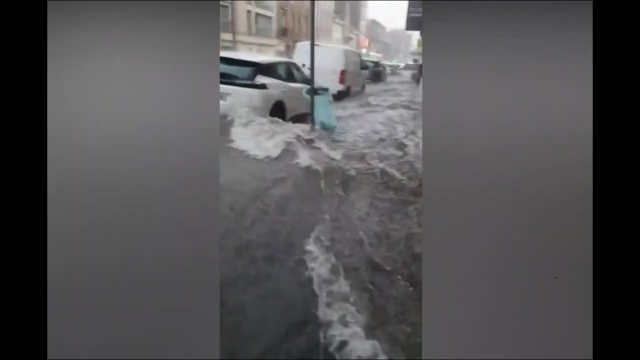 наводнение города Бове
