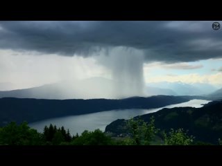 Tsunami from Heaven   Amazing Rainstorm Timelapse   Downburst   Microburst