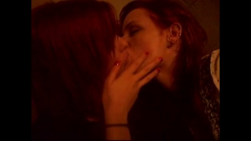red headed girls making out