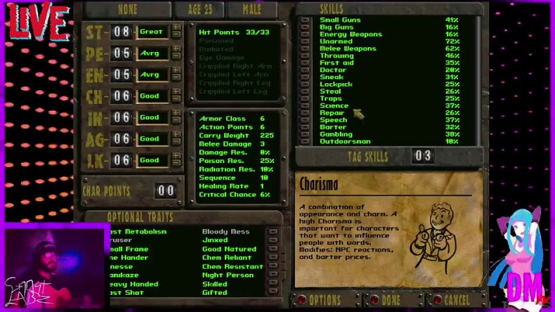 FINGERING MY GUITAR while PLAYING FALLOUT 1
