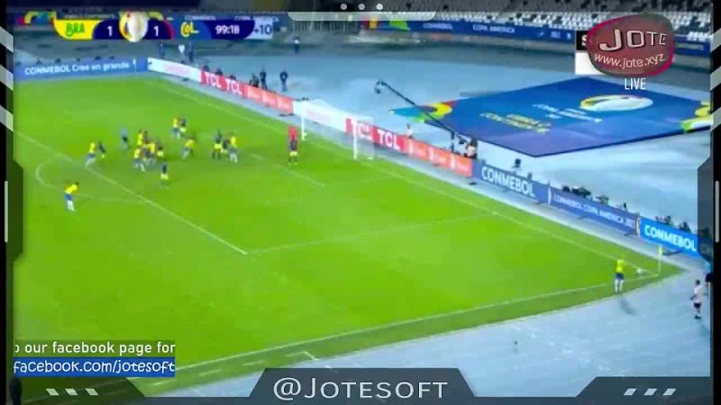 Jotesoft live sports, Brazil vs Ecuador UEFA Euro Co