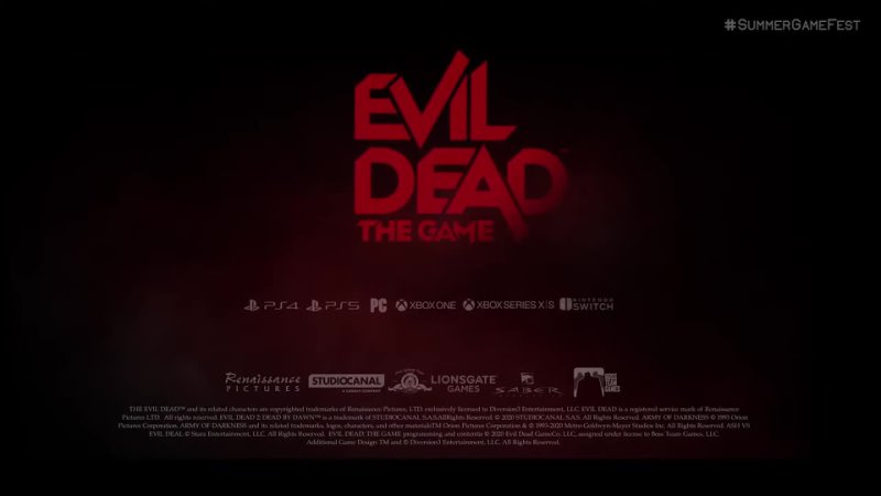 Evil Dead The Game Gameplay Reveal Trailer Summer Game Fest