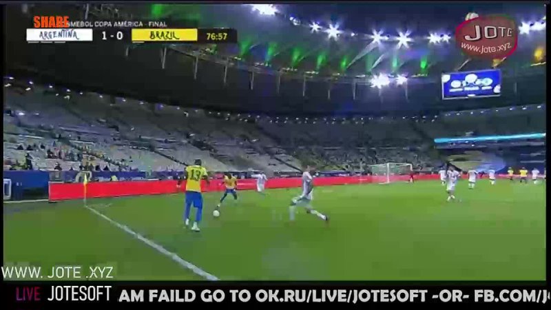 Jotesoft live Живой спорт Brazil vs Argentina UEFA Euro Copa