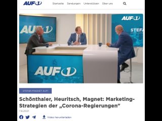 Wird hier destabilisiert Schönthaler? Schönthaler, Heuritsch, Magnet: Marketing-Strategien der „Corona-Regierungen