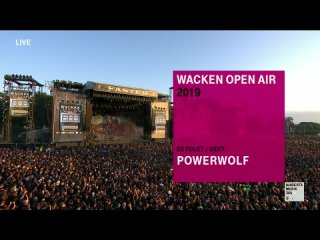 POWERWOLF - Live At Wacken Open Air 2019 (Full Show) 2019 (77') ᴴᴰ.