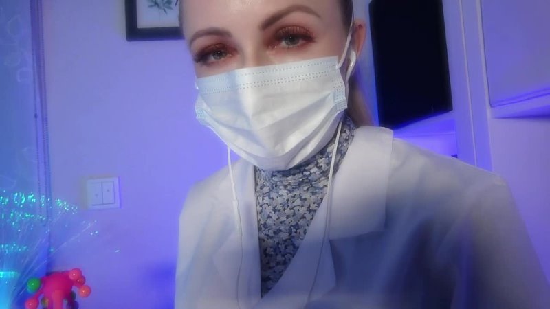 ASMR Medical Roleplay in Relaxation Clinic Ear Cleaning and Eye