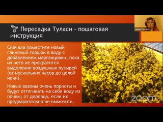 9. Семинар о служении Туласи — пересадка — Джанани Туласи дд (2020 г.)