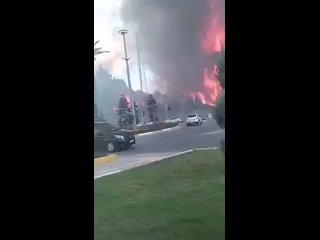 Пожар в Манавгат -