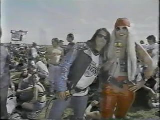 Monsters Of Rock 1991 MTV Riki Rachtman & Vanessa Warwick