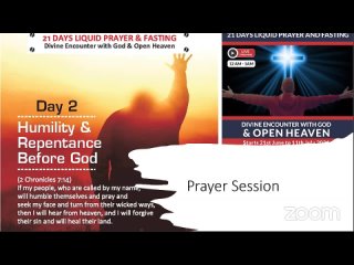Live | 21 Days Liquid Prayer & Fasting | Day 2- Humility Before God | 22 June 2021 | 12 Midnight-1am