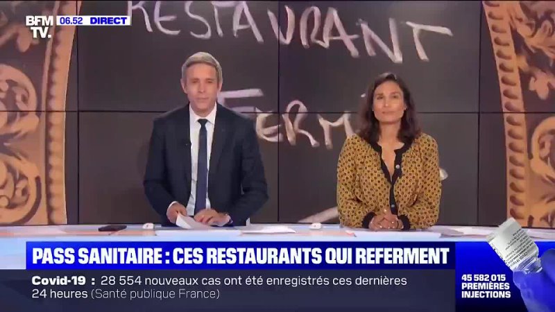 Ces restaurateurs qui préfèrent refermer que demander le pass sanitaire à leurs clients