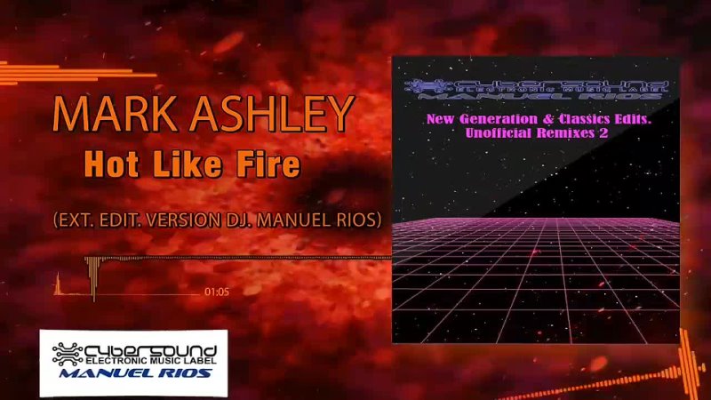 Mark Ashley Hot Like Fire ( Ext. Edit. Version Dj. Manuel Rios) ( 1080 X 1920 ).