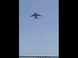 Afghans Fall from U.S. Military Plane After Clinging to Aircraft in Shocking Video (Short clip)