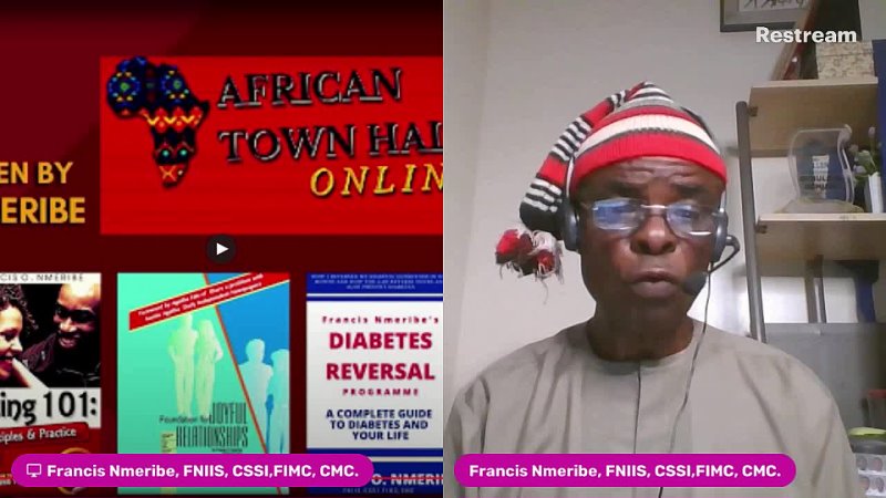 Maiden Broadcast on LinkedIn Live from Francis Nmeribe for The African Town Hall Online Television